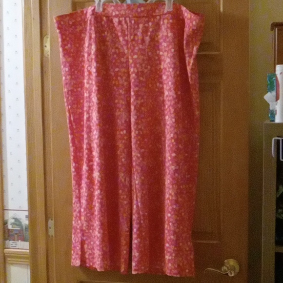 Isaac Mizrahi Pants - Wide leg floral pants